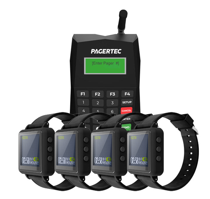 Wear & Go Watch Paging System with CUBE Transmitter